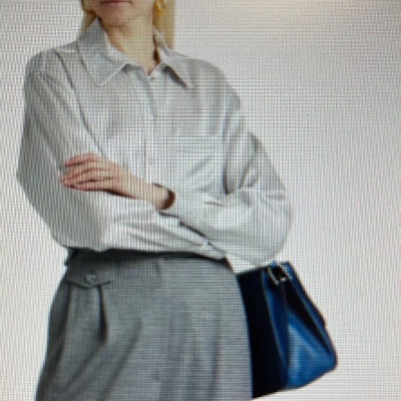 Silk- satin light gray - Picture 3 of 4